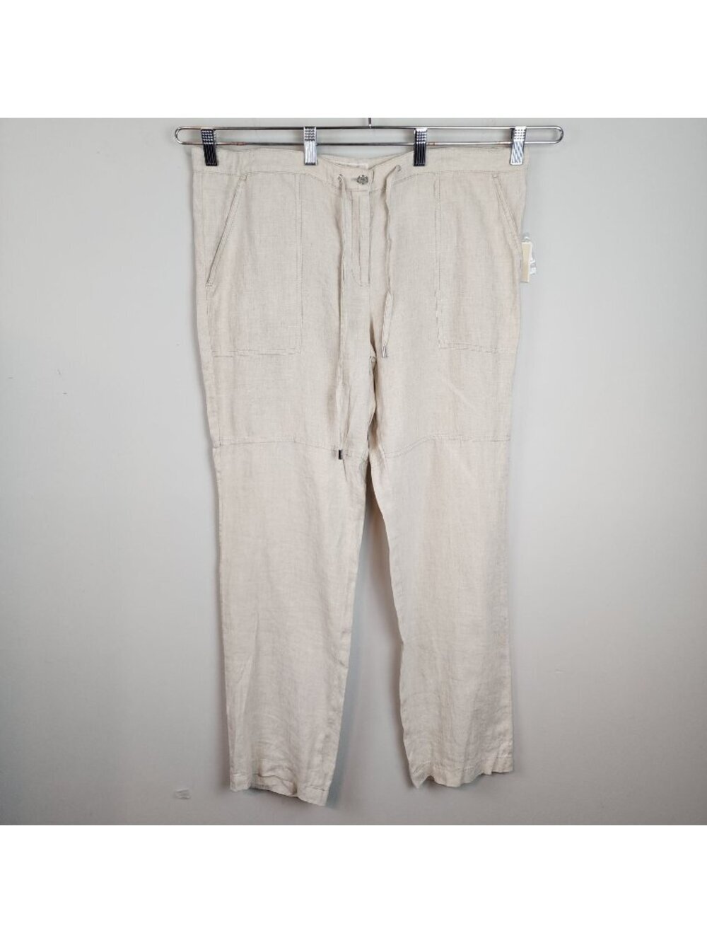 Michael by Michael Kors Linen Pants sz 12 Women coastal summer travel